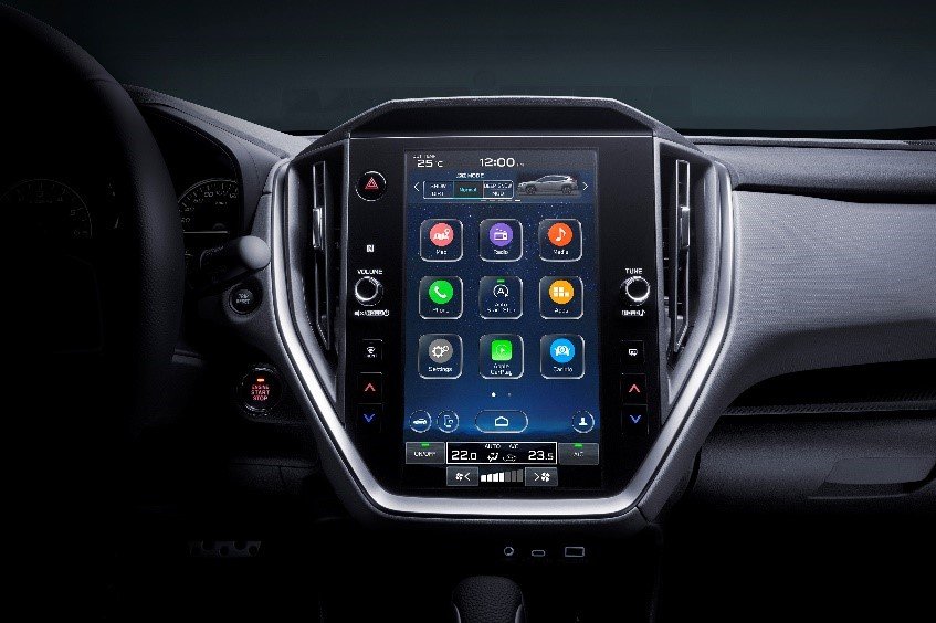 11,6 дюймдік орталық дисплей