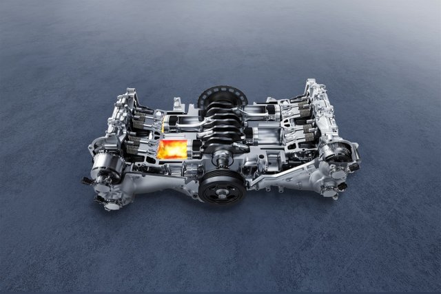 Subaru New Outback, Көлденең-оппозитті қозғалтқыш